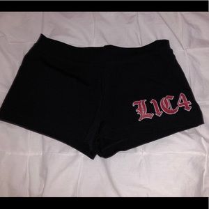 Black Louisville cheer spandex